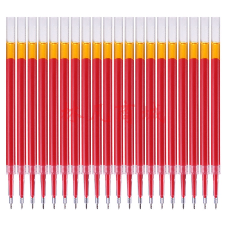 晨光(M&G)  0.5mm红色中性笔替芯 经典按动款签字笔替芯 G-5全针管系列水笔芯 20支/盒9018C