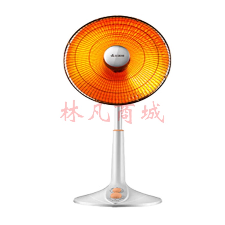 艾美特（Airmate）取暖器/电暖器家用/小太阳/鸟笼子电热暖气 92厘米台立高度可调节暖气扇烤火炉 HF1214T-W