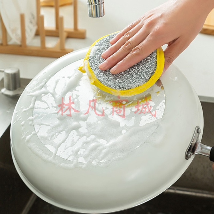 洗碗海绵块厨房刷锅神器家用洗碗布双面清洁棉百洁布魔力擦 5片装