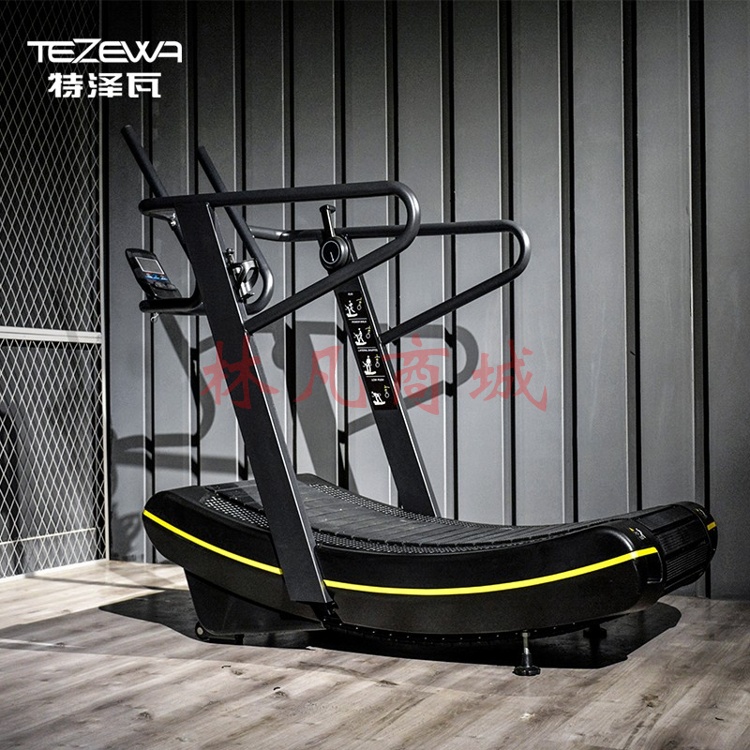 TEZEWA 无动力跑步机 商用履带式铝合金跑带磁控可调节健身器材 EM7900