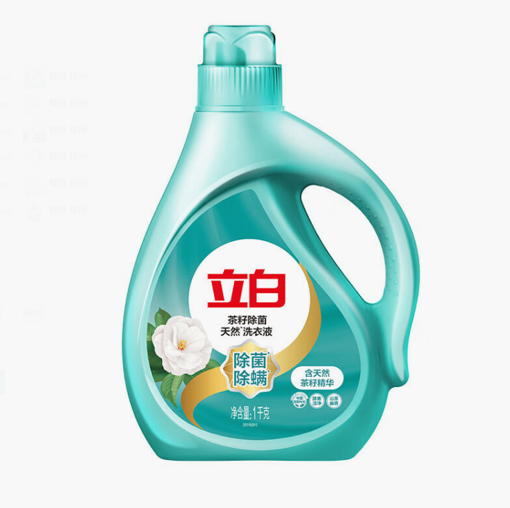 立白 肥（香）皂和合成洗涤剂 2斤 天然茶籽洗衣液  手洗机洗 除菌除螨抑菌 祛味去渍 儿童适用 单位：桶