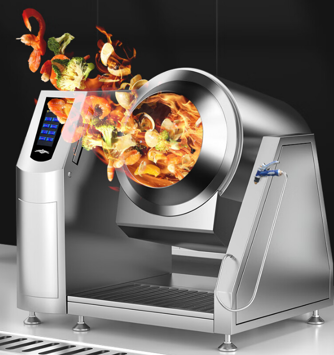 麦大厨 烹调电器 MDC-MLD-GB80-CPDD 自动炒菜机商用多功能立式智能滚筒炒菜机器人触屏款（不含运费）